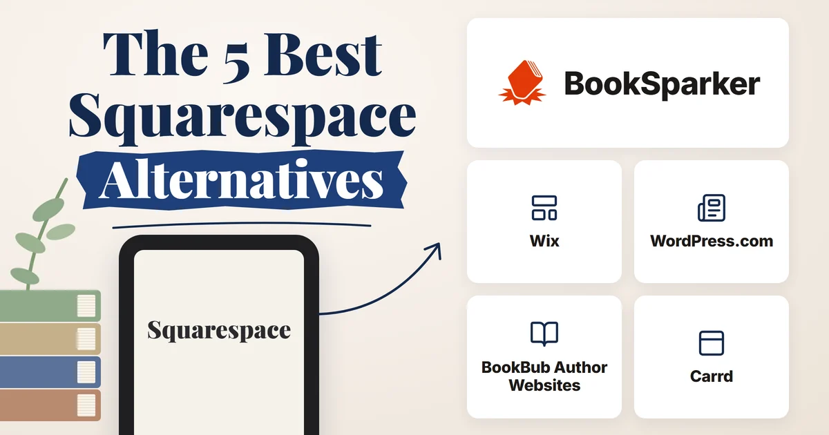 Best Squarespace alternatives for author websites