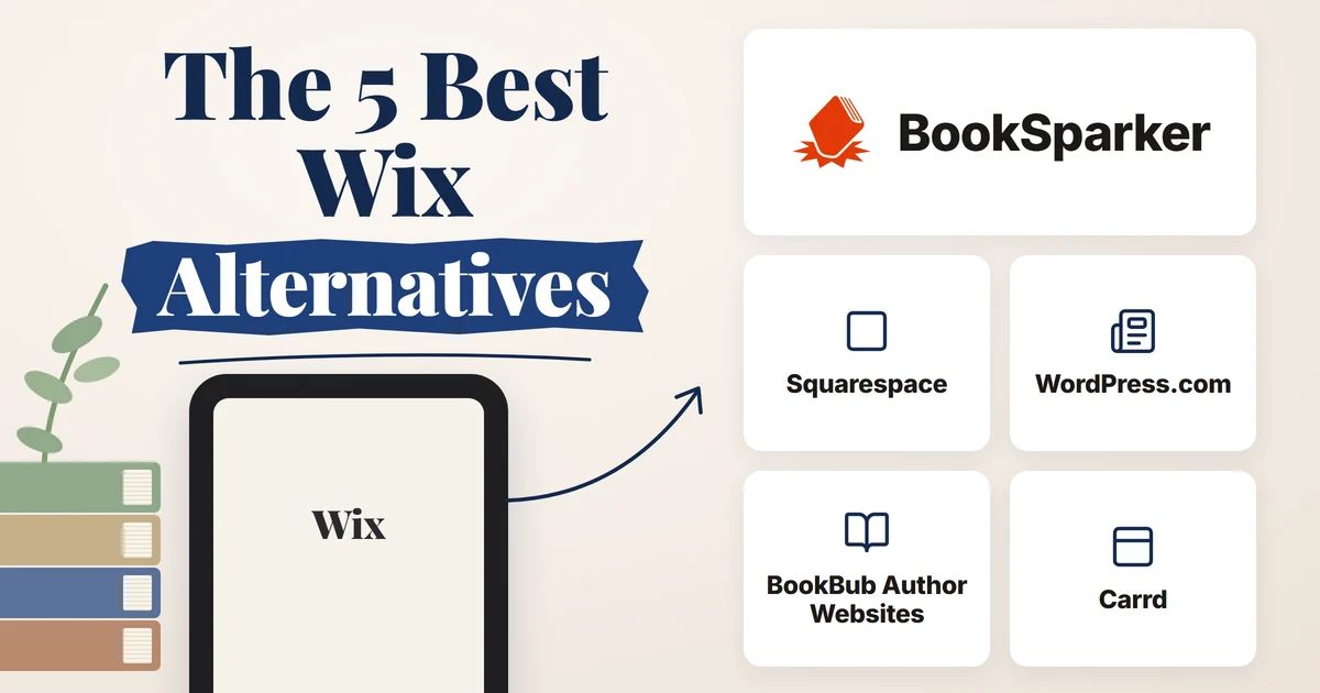 Best Wix alternatives for author websites